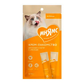 Лакомство для кошек РР Мнямс крем-суп курица 15грх4