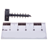  Дюбель под хомут-стяжку 6х35мм, нейлон, 100 шт, ЗУБР ДХС 