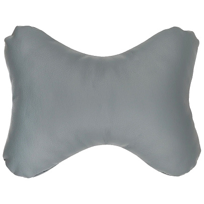  Подушка на подголовник SKYWAY 30х20 экокожа Серый 