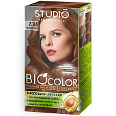 Cl Студио Biocolor Кр д/в 7.34 Лесной орех стойкая