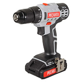  Дрель-шуруповерт аккумуляторная Ресанта ДА-20-2ЛК, 20В Li-ion,  55/27Нм, 2 АКБ (2Ач), кейс 