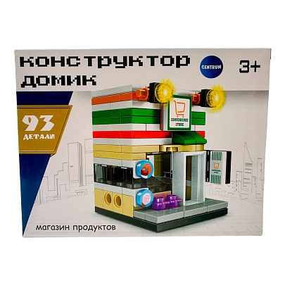  Конструктор Магазин, 93 элемента, 74271 