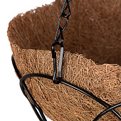 Кашпо подвесное, с кокосовой корзиной, д=25 см// Palisad 69001 Кашпо подвесное, с кокосовой корзиной, д=25 см// Palisad 69001