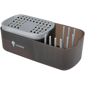  Диспенсер для моющего средства с держателем для губки и органайзером Sauber 105851 Leonord 