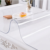 Скатерть гибкое стекло Dekorelle 120х80см, толщина 0,8мм 123-120 Скатерть гибкое стекло Dekorelle 120х80см, толщина 0,8мм 123-120