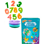  Набор для рисования в ванной Baffy (мыльная краска 2шт VE, штампы Цифры 10шт) 