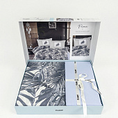  Комплект постельного белья Clasy PUMA LACIVERT V1, евро, ранфорс 