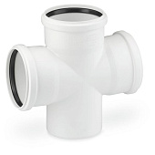 Крестовина малошумная белая 110/110/110х87 Крестовина малошумная белая 110/110/110х87