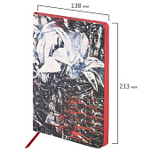  Ежедневник А5 недатированный Brauberg Vista, под кожу, гибкий, 136 л, Extravagance, 112015 
