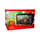  Духовка электро SA-7001BP 1600Вт 35л таймер +форма д/выпеч 