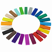  Пластилин 24 цв. классический Пифагор Веселая такса, 360 г, со стеком, 106676 