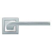 Ручка дверная RUCETTI квадрат RAP24-S SC/CP мат.хром/хром Ручка дверная RUCETTI квадрат RAP24-S SC/CP мат.хром/хром