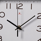 Часы настенные квадрат 19х19см, корпус серый, "Классика", Рубин Часы настенные квадрат 19х19см, корпус серый, "Классика", Рубин