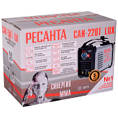  Сварочный аппарат инверторный РЕСАНТА САИ 220Т LUX, 10-220 А, d электрода 1,6-5мм 