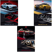 Тетрадь 80л. А4 скрепка, клетка глянц. лам., серия Премиальное авто 80Т4лВ1 Тетрадь 80л. А4 скрепка, клетка глянц. лам., серия Премиальное авто 80Т4лВ1