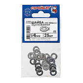 Шайба плоская DIN 125A М6, 25шт, цинк Шайба плоская DIN 125A М6, 25шт, цинк