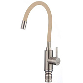 Смеситель для кухни Дюна бежевый с гибким силиконовым изливом нерж сталь 511521-ANT Антей Смеситель для кухни Дюна бежевый с гибким силиконовым изливом нерж сталь 511521-ANT Антей