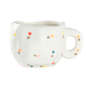 Чайная пара «Цветочное утро», керамика, белая 10663003 Чайная пара «Цветочное утро», керамика, белая 10663003