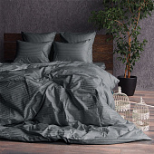  Комплект постельного белья 1,5 спальный Sateen De Luxe сатин Мокрый асфальт 741 
