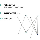  Доборный элемент для подстолья Lossew Q4 Ant 90 1x2, 60x60см 