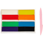 Пластилин 8цв. Классика (Детство) со стеком 160г КК (30) /12с867/ Пластилин 8цв. Классика (Детство) со стеком 160г КК (30) /12с867/