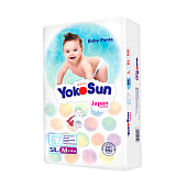 Подгузники-трусики YOKOSUN (6-10 кг) M 58шт Подгузники-трусики YOKOSUN (6-10 кг) M 58шт