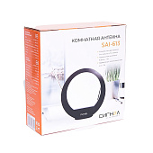  Антенна комнатная DVB-T2 и ДМВ+МВ активная Сигнал SAI 613 