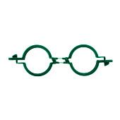 Клипсы для подвязки растений d20мм, 20шт Palisad 644255 Клипсы для подвязки растений d20мм, 20шт Palisad 644255