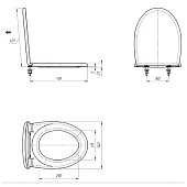 Сиденье для унитаза Комфорт пластиковые крепления Воротынский,Комфорт Инкоэр Сиденье для унитаза Комфорт пластиковые крепления Воротынский,Комфорт Инкоэр