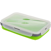 Контейнер силиконовый складной 1000мл с ловилкой (PR-FH049) PR Контейнер силиконовый складной 1000мл с ловилкой (PR-FH049) PR