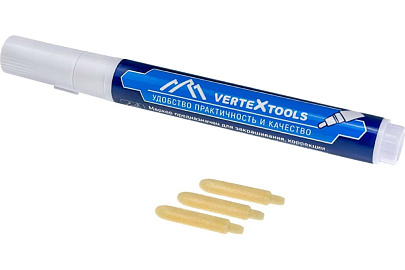  Маркер для затирки кафельных швов Vertextools , белый 