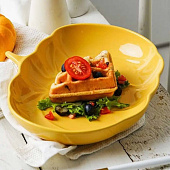 Блюдо сервировочное Repast Pumpkin 23х19х4 см жёлтое 6561-Y