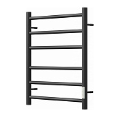 Полотенцесушитель электрический Аврора П6 500x600 диммер справа черный PN10856B Point Полотенцесушитель электрический Аврора П6 500x600 диммер справа черный PN10856B Point