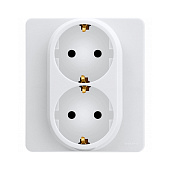 Розетка 2-м Inspiria с/з бел. Leg 673750 Розетка 2-м Inspiria с/з бел. Leg 673750