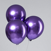  Набор воздушных шаров Хром фиолетовый 5 шт 4986587 