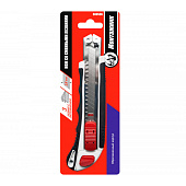 Нож 18мм, обрезиненный рукоятка ,ABS+TPR, стопорн.винт+5 лезв., Монтажник Нож 18мм, обрезиненный рукоятка ,ABS+TPR, стопорн.винт+5 лезв., Монтажник