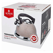 ЧАЙНИК AGNESS СО СВИСТКОМ 3л, 937-028 ЧАЙНИК AGNESS СО СВИСТКОМ 3л, 937-028