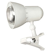 Светильник настольный 40Вт Е27 Надежда мини прищепка белый Светильник настольный 40Вт Е27 Надежда мини прищепка белый