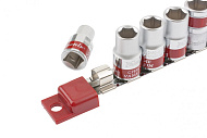 Набор торцевых головок 1/4" 4-13мм, 10 предм., Matrix 13559 CrV