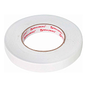 Клейкая двухсторонняя лента 19мм х 10м, НА ВСПЕНЕННОЙ ОСНОВЕ 1мм, прочная, BRAUBERG, 606421 Клейкая двухсторонняя лента 19мм х 10м, НА ВСПЕНЕННОЙ ОСНОВЕ 1мм, прочная, BRAUBERG, 606421