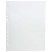  Папки-файлы перфорированные А4 BRAUBERG матовые Extra 600, 100 шт, 60 мкм, 229664 