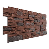 Фасадная панель Docke PREMIUM STEIN Темный орех, 1098х400мм Фасадная панель Docke PREMIUM STEIN Темный орех, 1098х400мм