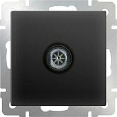  Розетка ТВ оконечная черный матовый Werkel /W1183008 