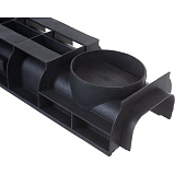 Лоток водоотводный Gidrolica Standart пластиковый, кл. С250 1000x146x80мм 803 Лоток водоотводный Gidrolica Standart пластиковый, кл. С250 1000x146x80мм 803