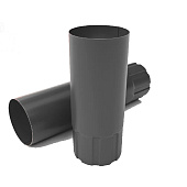 Труба круглая 3м 125 х90 OSNO (RAL7024) Труба круглая 3м 125 х90 OSNO (RAL7024)