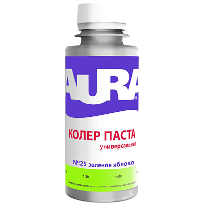  Паста универсальная Aura зеленое яблоко №25 0,1л 