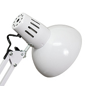 Светильник настольный 60Вт Е27 МТ2007 основание+струбцина белый глянец /Ultra Light Светильник настольный 60Вт Е27 МТ2007 основание+струбцина белый глянец /Ultra Light