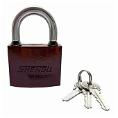  Замок навесной SH-350 коричневый (малиновый) Shengli /120,6 