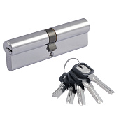  Цилиндр ключ/ключ МЦ-ЛПУ-100 (хром) (50-50) перф.кл. Нора-М 