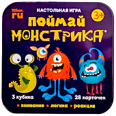  Игра настольная Поймай монстрика, 03527 